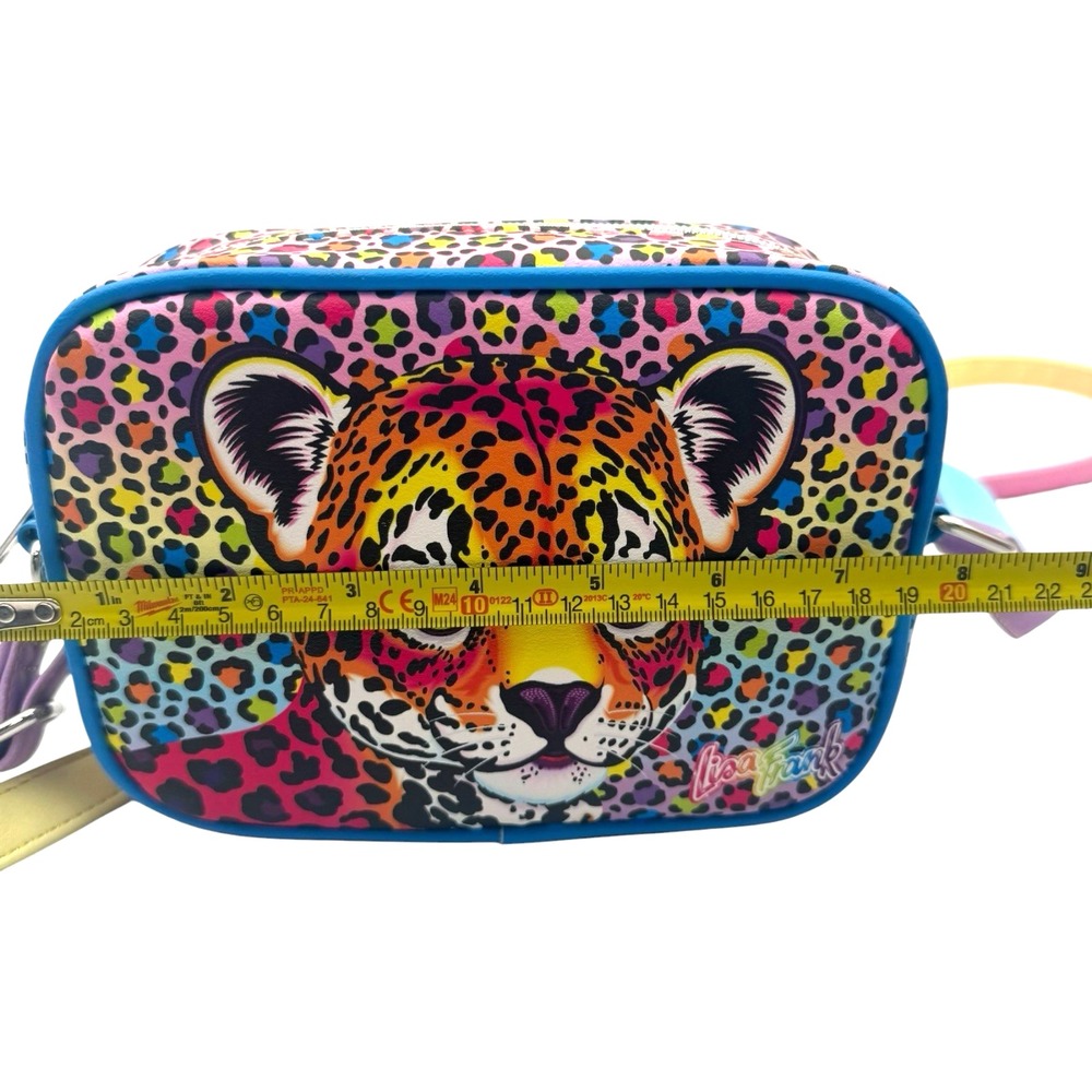 Loungefly Lisa Frank Hunter Rainbow Leopard Camera Crossbody Bag Hot Topic Purse - Picture 10 of 13